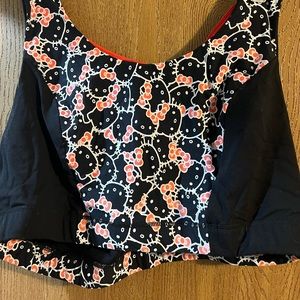 Hello Kitty strapy back sports bra from Torrid. Size 4